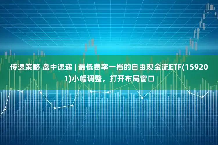 传速策略 盘中速递 | 最低费率一档的自由现金流ETF(159201)小幅调整,打开布局窗口